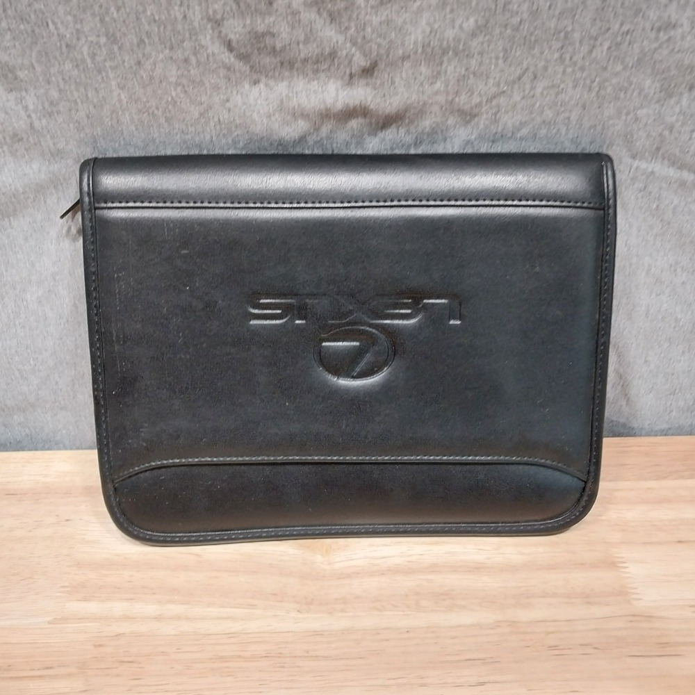 Lexus Portfolio Zip Around Padfolio Calculator Black Gemline Unisex